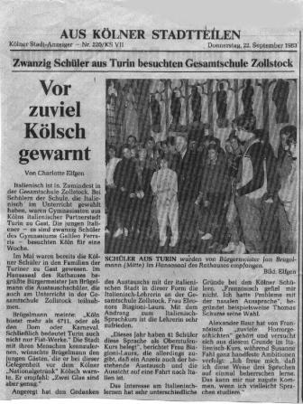 Der Zeitungsausschnitt Der Zeitungsausschnitt